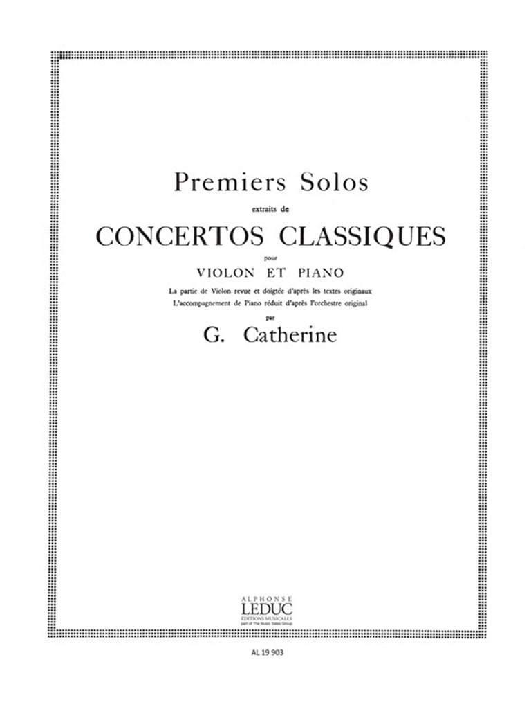 Premier Solo Extrait concerto No.9
